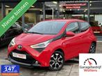 Toyota Aygo 1.0 VVT-i x-play CAMERA CARPLAY LED NW APK, Stof, Gebruikt, Zwart, Met garantie (alle)