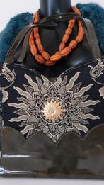 mooie vintage decoratieve handtas,mosgroen lak  €7, Ophalen of Verzenden, Dames