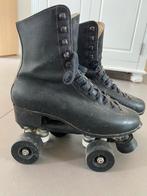 Vintage Zwarte Roller Skates - Maat 40, Sport en Fitness, Skeelers, Ophalen, Verstelbaar, Gebruikt, Dames
