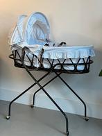 Vintage rotan reiswieg op metalen onderstel, Ophalen of Verzenden, Zo goed als nieuw, Wieg