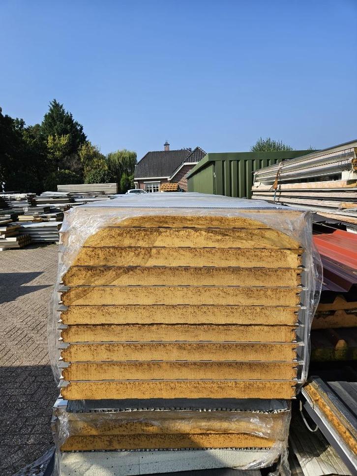 B-keus sandwich wand geïsoleerde wandpanelen grijs 80mm, Doe-het-zelf en Verbouw, Platen en Panelen, Zo goed als nieuw, Overige materialen