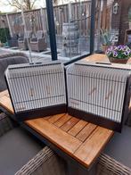 2 tt kooien met hoes, Dieren en Toebehoren, Vogels | Hokken en Kooien, Ophalen of Verzenden, Zo goed als nieuw, Hout, Overige typen