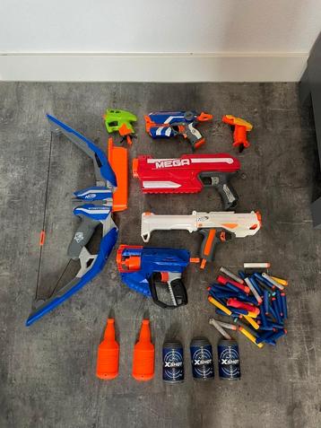 Nerf pistolen en boog beschikbaar voor biedingen