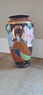 Oude Japanse Satsuma Vaas, Ophalen of Verzenden