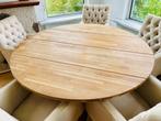 WOOOD Houten eettafel Rondha 150CM - Eikenhout Naturel Ronde, Ophalen, Japandia, Zo goed als nieuw, Vijf personen of meer