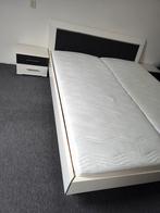Complete set: Extra lang bed van 180x220 cm (Beter Bed), Ophalen, Wit, Tweepersoons, Zo goed als nieuw
