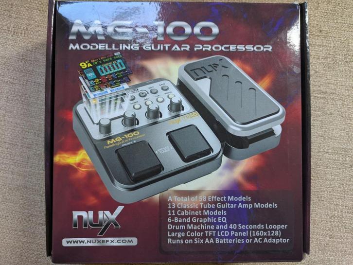 NUX MG-100 Modelling Guitar Processor, Muziek en Instrumenten, Effecten, Zo goed als nieuw, Overige typen, Multi-effect, Ophalen of Verzenden