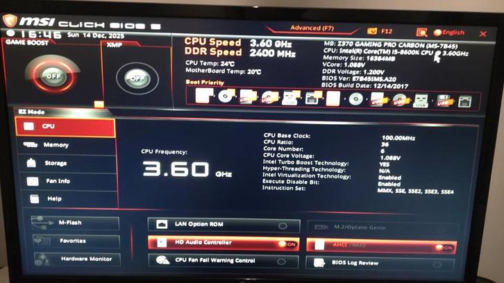 Complete Gaming PC Set - i5-8600K, GTX 1070 + Gratis Monitor, Computers en Software, Audio-software, Gebruikt, Windows, Ophalen