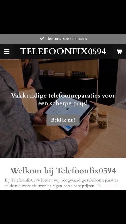 Telefoonreparatie telefoonfix0594, Tickets en Kaartjes, Kortingen en Cadeaubonnen, Eén persoon, Overige typen, Cadeaubon