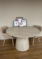 Ronde Eettafel Mikeisha - 120 cm, Huis en Inrichting, Tafels | Eettafels, Ophalen, 100 tot 150 cm, Rond, Zo goed als nieuw