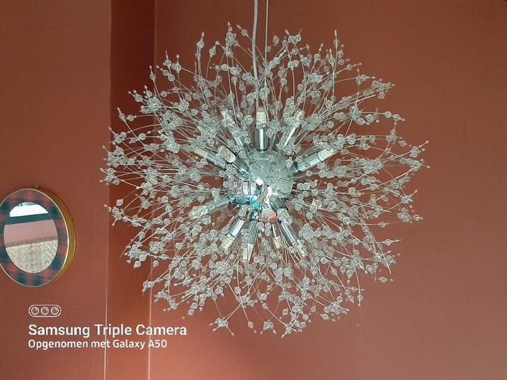 Spoetnik mooi voor de kerst, Huis en Inrichting, Lampen | Plafondlampen, Zo goed als nieuw, Metaal, Ophalen of Verzenden