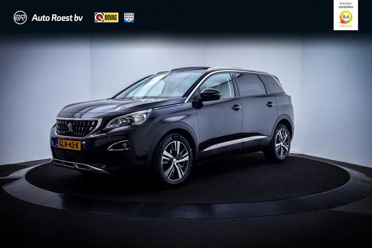 Peugeot 5008 1.2T Aut. 7P. ALLURE PACK PANO | LEDER | 360 CA, Auto's, Peugeot, Bedrijf, Te koop, 360° camera, ABS, Achteruitrijcamera