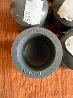 PVC Eindstuk 32mm - Set van 8, Doe-het-zelf en Verbouw, Buizen en Afvoer, Ophalen, Afvoer, Pvc, Nieuw