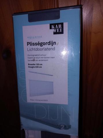 Nieuw Plissé Gordijn - Lichtdoorlatend beschikbaar voor biedingen