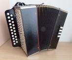 Hohner Trekharmonica Stemming C/F, Gebruikt, Met riemen, Overige formaten, Ophalen of Verzenden