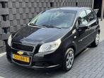 Chevrolet Aveo 1.2 16V LS B-clever| 2010| ZWART| 5DRS| AIRCO, Stof, Aveo, 4 cilinders, 400 kg