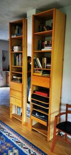 4 x Lundia Houten Kasten - met lades, deuren en hanger., Huis en Inrichting, Kasten | Kledingkasten, Ophalen, 100 tot 150 cm, Grenenhout