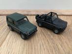 Twee Mercedes-Benz G-klasse modelauto's, Hobby en Vrije tijd, Modelauto's | 1:87, Ophalen of Verzenden, Zo goed als nieuw, Auto
