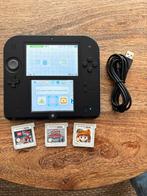 Nintendo 2DS Zwart/Blauw + Games, Spelcomputers en Games, Spelcomputers | Nintendo 2DS en 3DS, Zwart, 2DS, Ophalen of Verzenden