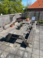 Picknicktafel(s), Ophalen of Verzenden, Gebruikt, Rechthoekig, Inklapbaar