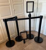 4 afzetpaaltjes, elk met 2 meter uittrekbaar band, Tuin en Terras, Ophalen, Zo goed als nieuw