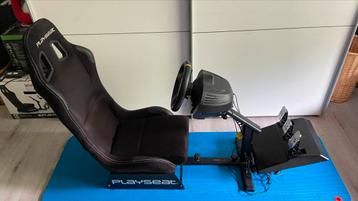 Playseat Evolution Alcantara + Trustmaster TX Leather Ed. beschikbaar voor biedingen