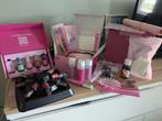 Complete Pink Gellac set met 8 kleuren, Ophalen of Verzenden, Zo goed als nieuw, Overige kleuren, Handen en Nagels