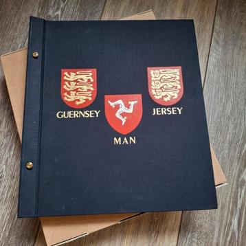 Davo album met zegels van Jersey pakket 11 beschikbaar voor biedingen