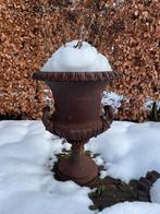 Bloempot Giet ijzer -, Tuin en Terras, Bloempotten, Ophalen, 40 cm of meer, Rond, Metaal