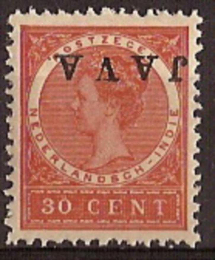 Ned-Indie NVPH nr 77f postfris Java Kopstaand 1908, Postzegels en Munten, Postzegels | Nederlands-Indië en Nieuw-Guinea, Postfris