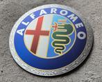 ALFA-ROMEO  logo merk  embleem reclamebord   logo -brushed a, Ophalen of Verzenden, Zo goed als nieuw, Auto's