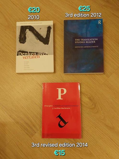 Studieboeken taalwetenschap, Nederlands (zie omschrijving), Boeken, Studieboeken en Cursussen, Gelezen, WO, Alpha, Ophalen of Verzenden