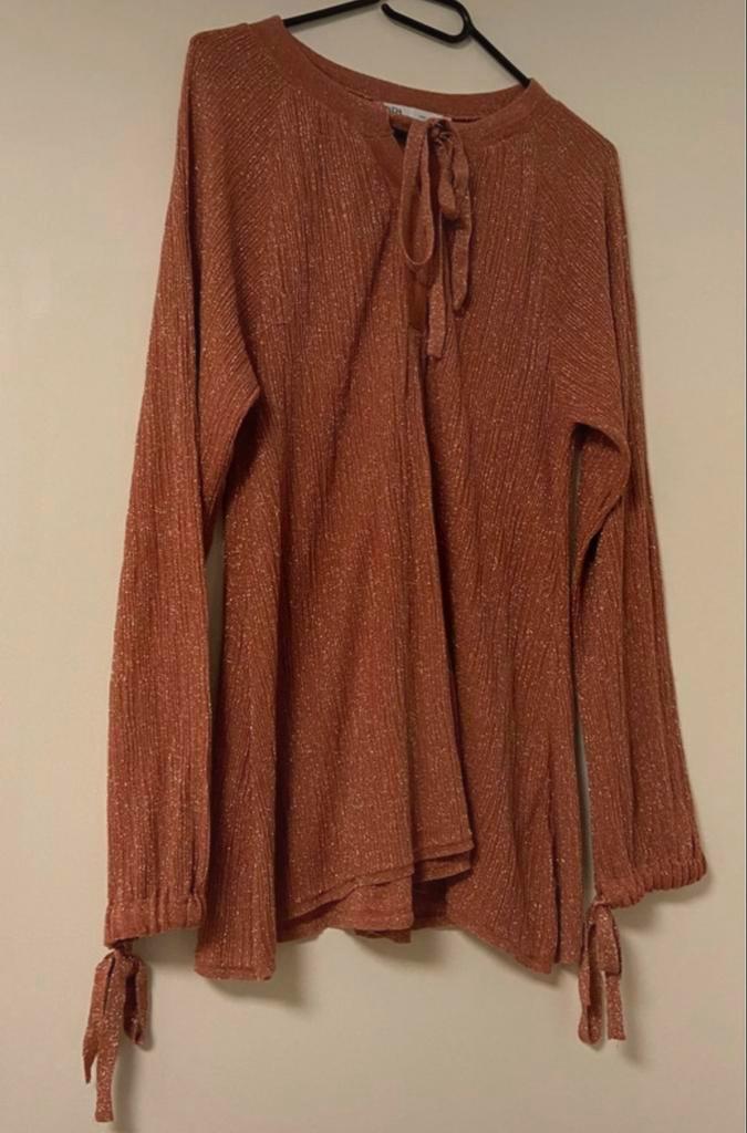 Mooie glitter blouse met lange mouwen maat S, Kleding | Dames, Blouses en Tunieken, Zo goed als nieuw, Ophalen of Verzenden