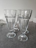 Ijscoupes glas 4x, Huis en Inrichting, Keuken | Servies, Ophalen, Glas of Glazen, Overige stijlen, Glas