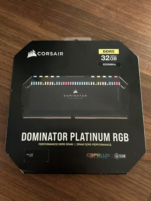 Corsair Dominator Platinum RAM DDR5 2x16GB 6200mhz C36, Computers en Software, RAM geheugen, Zo goed als nieuw, Desktop, 32 GB