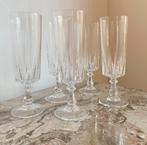 5 vintage kristal glazen/prosecco/champagne Cristal d’Arques, Antiek en Kunst, Antiek | Glas en Kristal, Ophalen