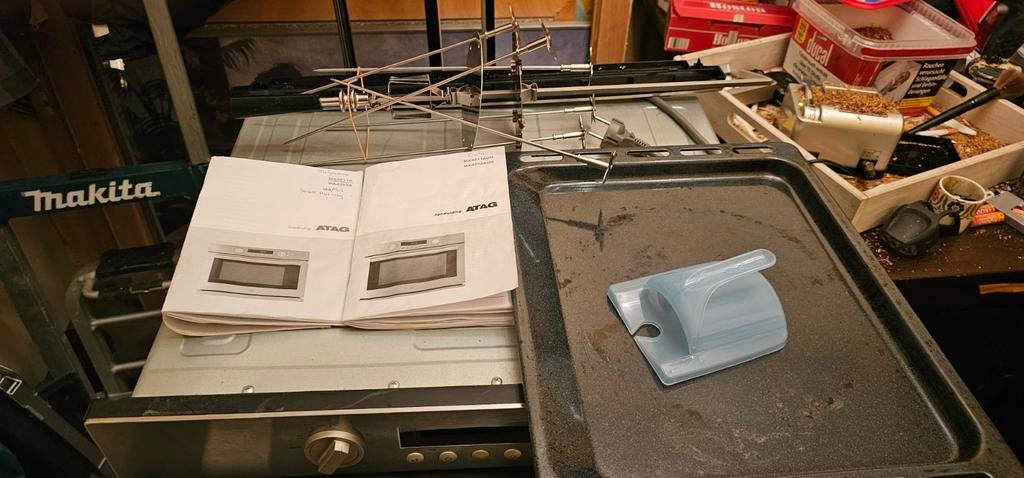 Stoomoven oven magnetron setje compleet met beschrijving, Ophalen, Stoom, 45 tot 60 cm