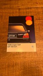 Brochure VW golf GTI, Boeken, Ophalen of Verzenden, Zo goed als nieuw, Volkswagen