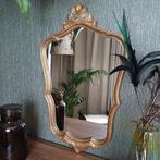 Vintage Barok spiegel, Ophalen, Gebruikt, Minder dan 100 cm, Rechthoekig