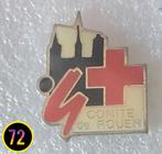 Pin Rode Kruis comite, Verzamelen, Speldjes, Pins en Buttons, Verzenden, Gebruikt