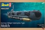 ROWASP | Revell 1/72 German Midget Submarine Type Molch, Revell, Nieuw, Ophalen of Verzenden, Postbus 3029, 6802 DE ARNHEM