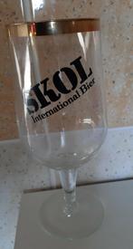 Groot Skol International bier glas, Ophalen of Verzenden, Zo goed als nieuw, Glas of Glazen, Overige merken