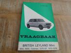 Mini 850 - 1000 - 1275 GT Vraagbaak Werkplaatshandboek NL, Verzenden, Gelezen