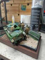 Diorama 1/35 met Tank en Figuren van Dynamo models, Hobby en Vrije tijd, Modelbouw | Figuren en Diorama's, Ophalen, Zo goed als nieuw
