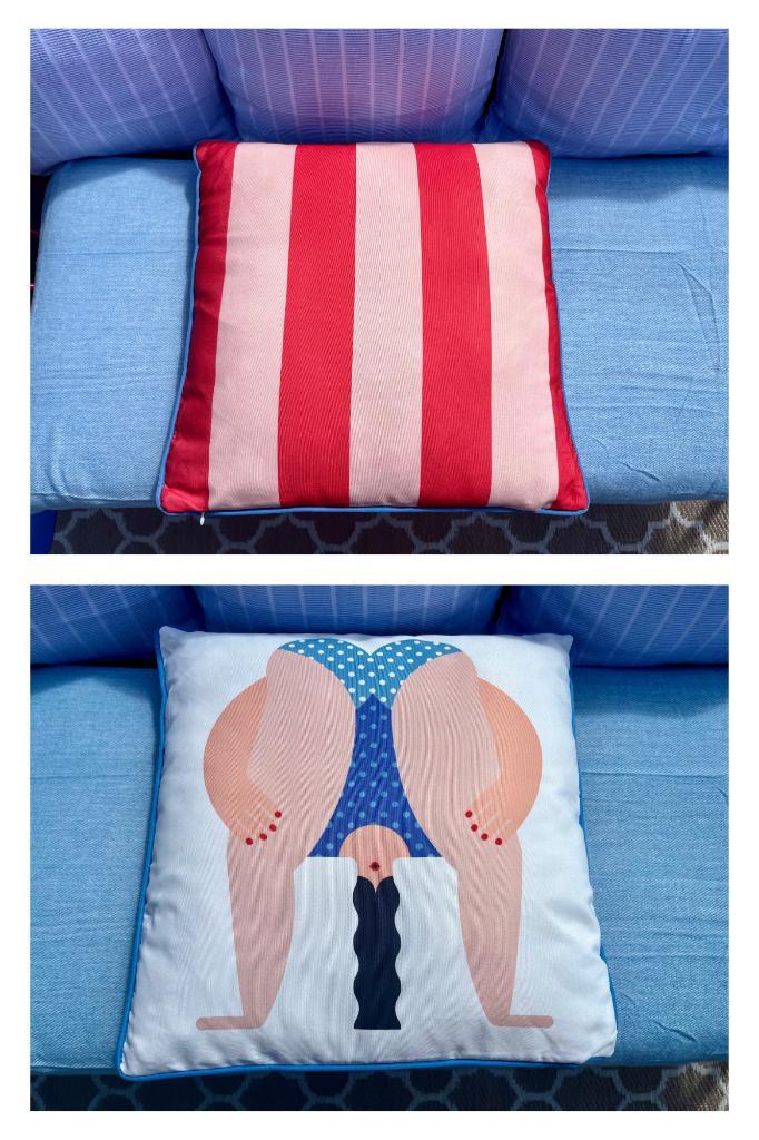 Sierkussen | Kussen | Buitenkussen | Tuinkussen | 2-Zijdig, Huis en Inrichting, Woonaccessoires | Kussens, Zo goed als nieuw, Overige kleuren