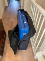 Massagetafel met hoes - Inklapbaar, Verstelbaar, Blauw, Ophalen of Verzenden, Zo goed als nieuw