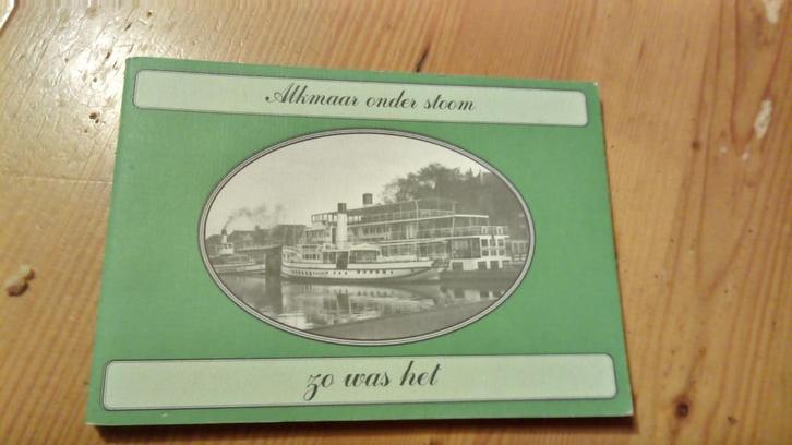 Oud boek over stoomboten in  Alkmaar begin 1900, Boeken, Geschiedenis | Stad en Regio, Gelezen, Ophalen of Verzenden