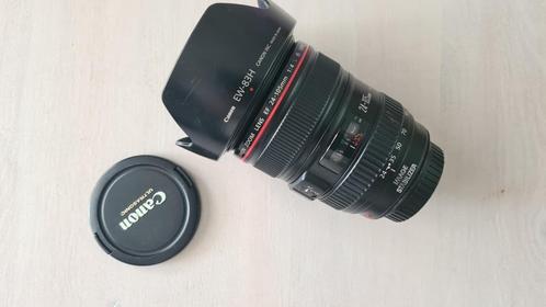 Canon EF 24-104mm f/4.0L USM met zonnekap, Audio, Tv en Foto, Fotografie | Lenzen en Objectieven, Gebruikt, Standaardlens, Zoom