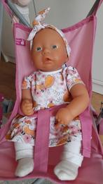 Baby pop met veel extra's, Ophalen of Verzenden, Zo goed als nieuw, Babypop