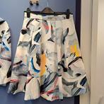 Steps set: Rok + Shirt/top wit en kleurrijke veren S-M 44770, Maat 38/40 (M), Kostuum of Pak, ., Wit